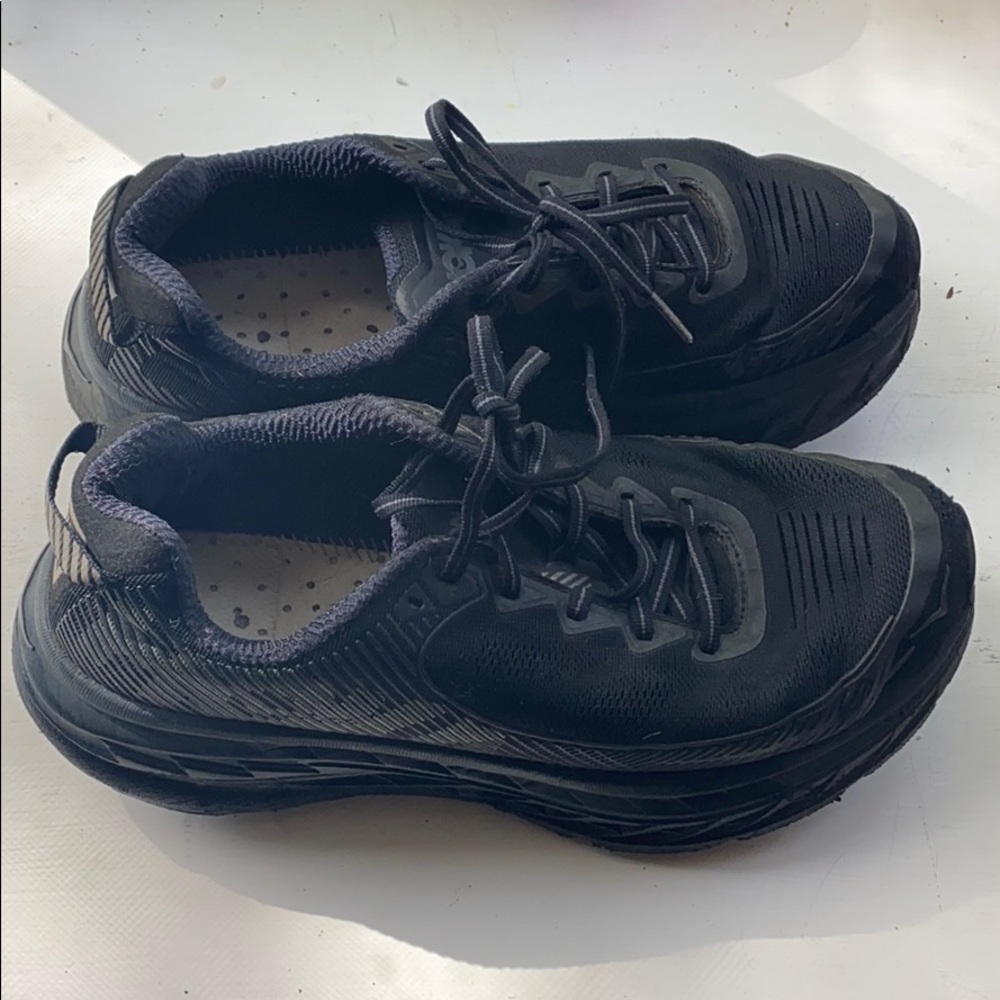 HOKA Solid Black Women’s Running Shoe Sneaker 8.5